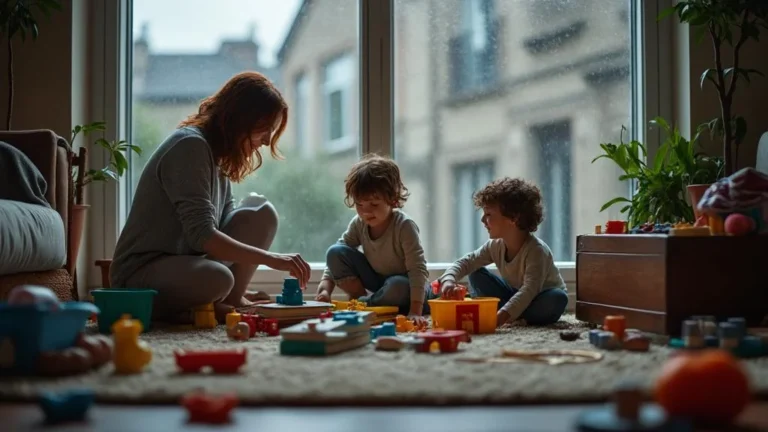 Ce mercredi pluvieux à Clermont où j'ai rangé avec mes deux enfants vraiment ensemble