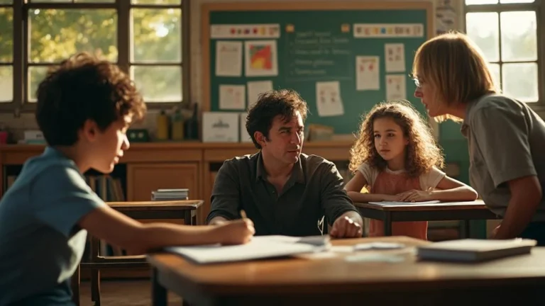 La réunion parents-profs où j'ai vu mes deux enfants vivre l'école différemment