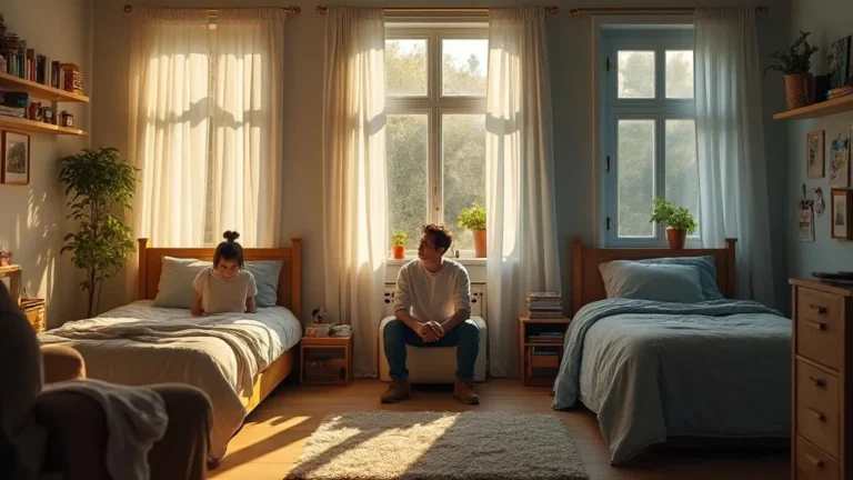Testé la répartition des chambres séparées pendant 6 semaines pour mes deux